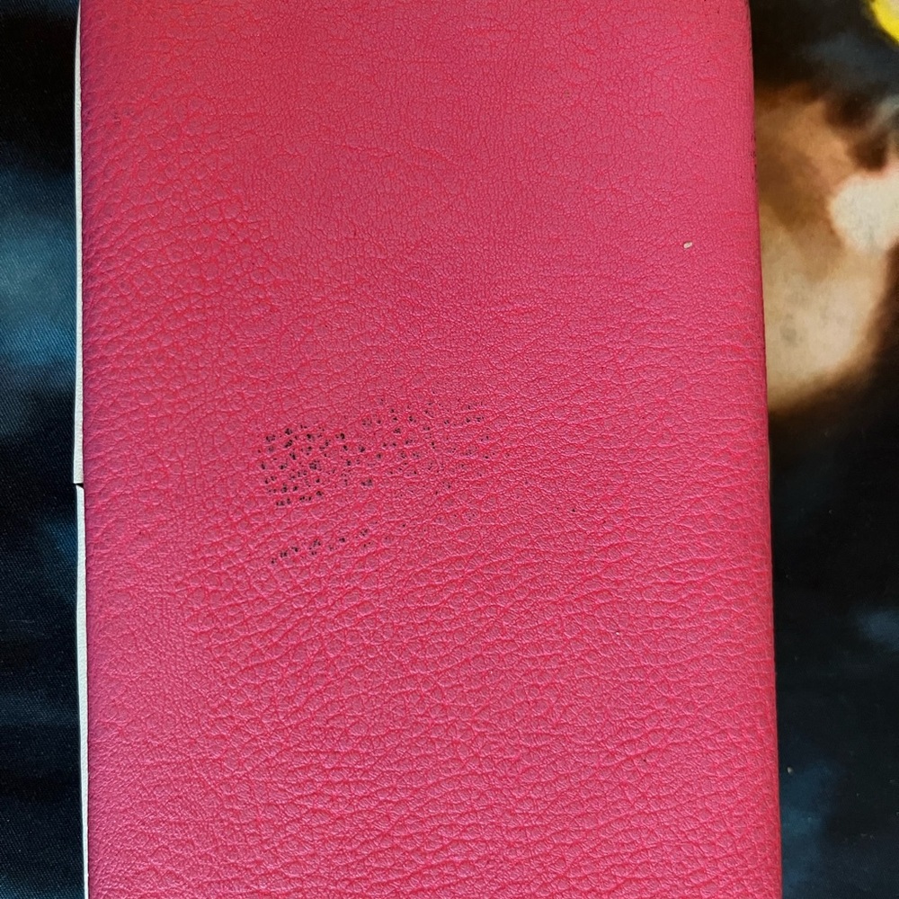 NWOT Pink Leather Clutch Phone Case Purse with Secure Strap Closure - Picture 8 of 9